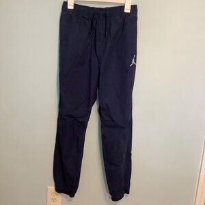 Nike Air Jordan Boys Joggers Size XL 13-15 Navy Blue 100% Cotton NOT Sweatpants